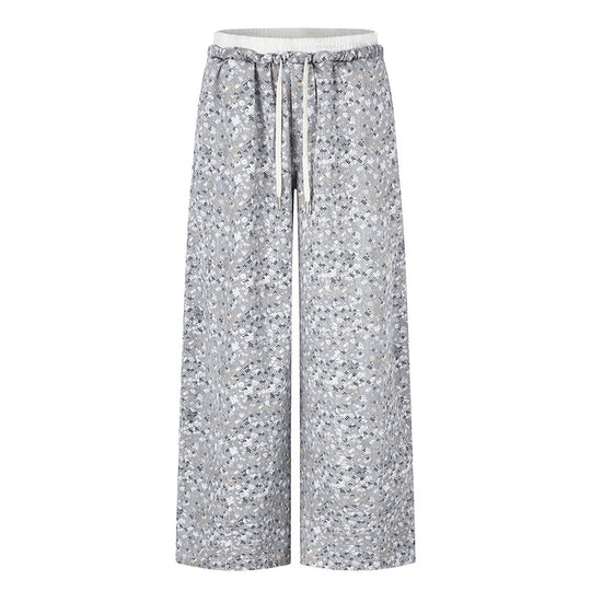 Damen Palazzo‑Glitzerhose mit elastischem Bund und Kordelzug Nord Taschen