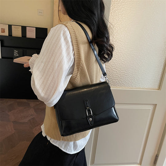 Damen elegante Umhängetasche mit luxuriösem Lederfinish und praktischen Fächern Nord Taschen