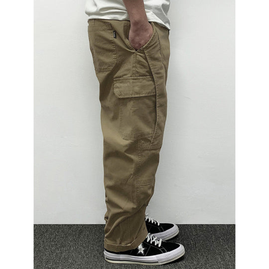 Herren Lässige Baggy-Cargo-Hose mit Knieabnähern, Multitaschen und Workwear-Details Nord Taschen