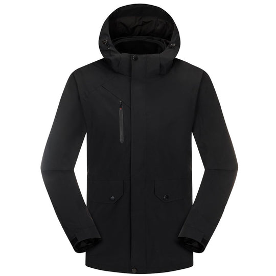 Herren Technische Schneejacke Nord Taschen