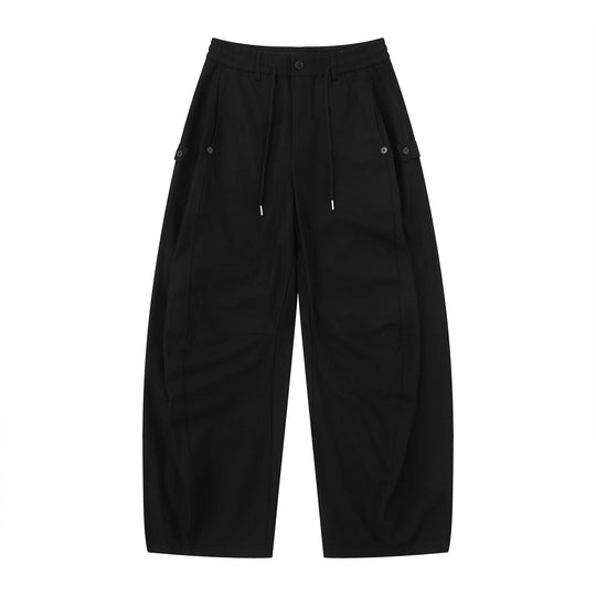 Damen Culotte-Cargohose im Utility-Stil mit elastischem Tunnelzugbund und aufgesetzten Klappentaschen Nord Taschen