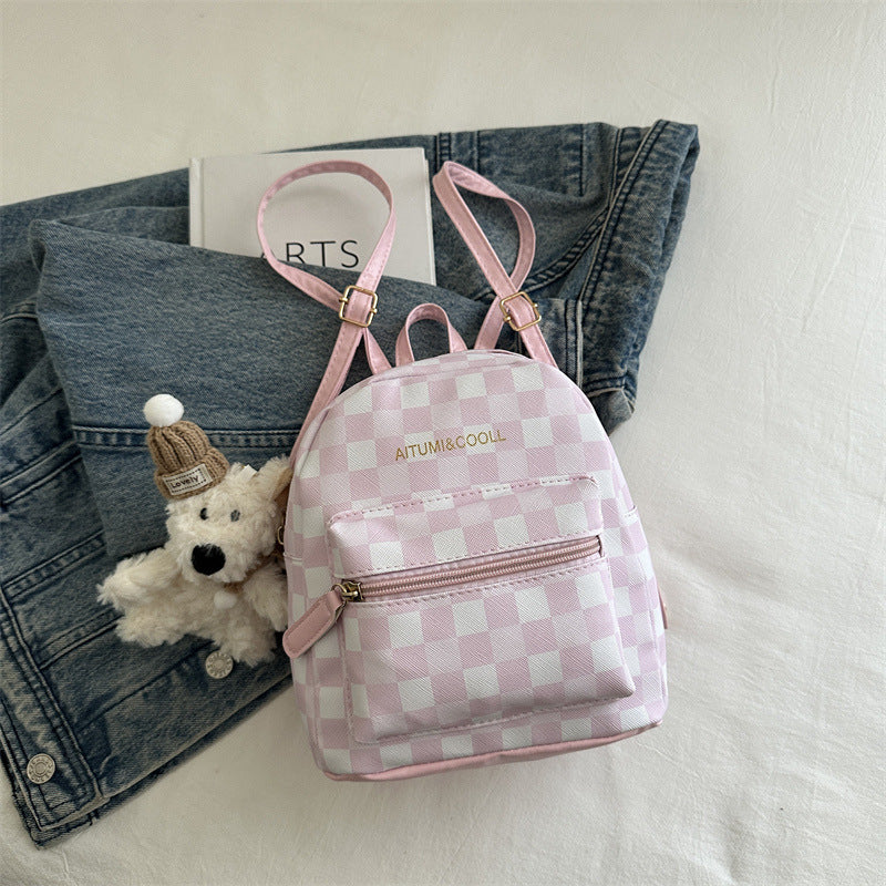 Damen Rucksack mit verspieltem Karomuster Nord Taschen