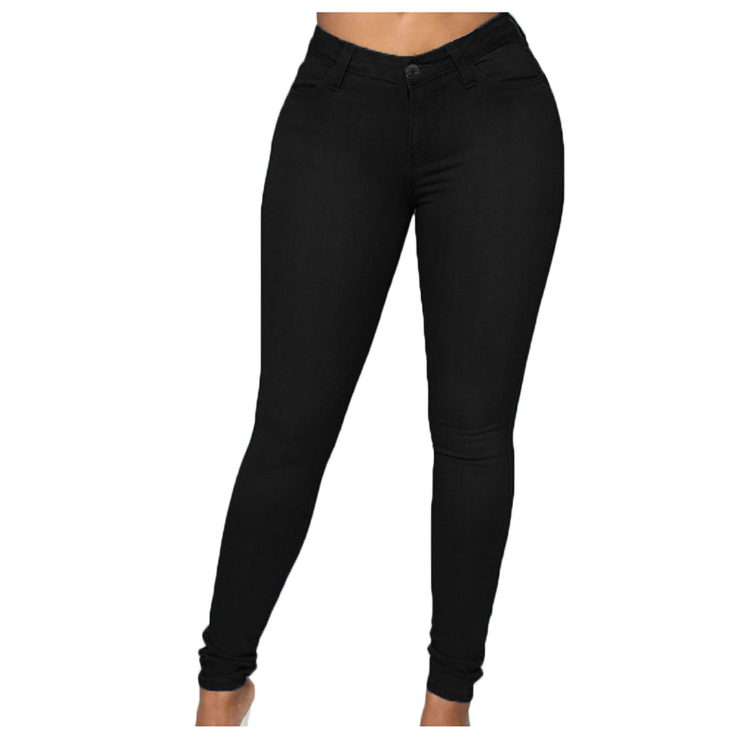 Damen hochgeschnittene Sculpt-Skinny-Jeans mit formendem Stretchbund und klassischem Five‑Pocket‑Schnitt Nord Taschen