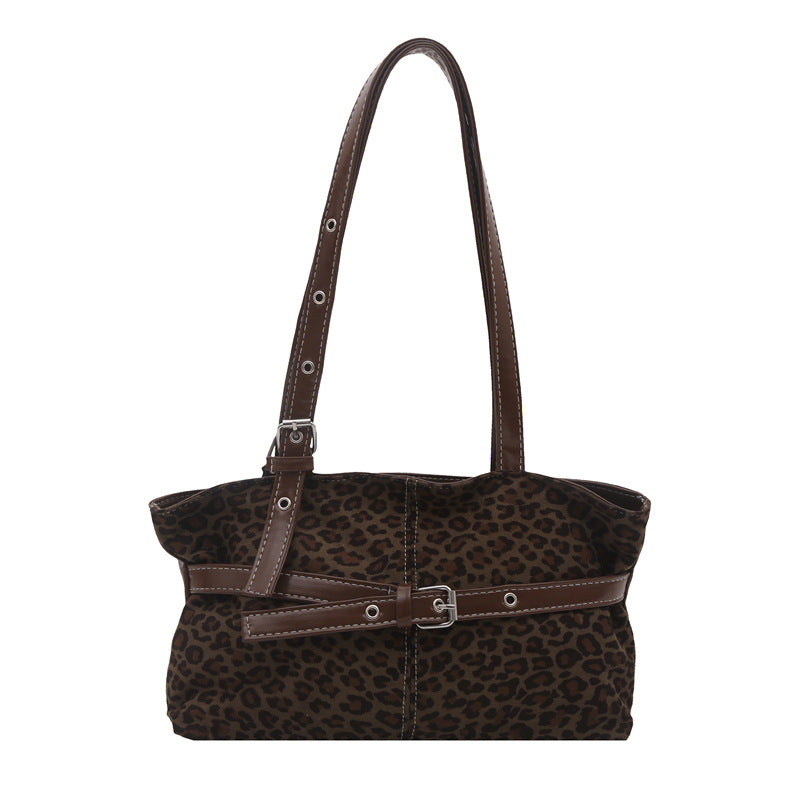 Damen Hobo-Tasche mit elegantem Leo-Design und praktischen Fächern Nord Taschen