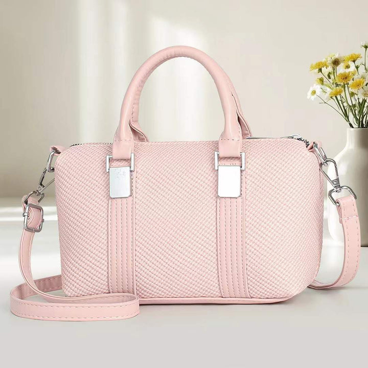 Damen Handtasche mit strukturiertem Obermaterial und abnehmbaren Schulterriemen Nord Taschen