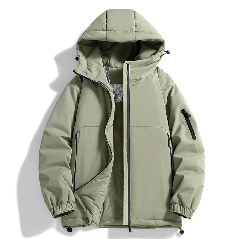 Unisex Warmer wasserabweisender Steppparka mit technischer Kapuze Nord Taschen