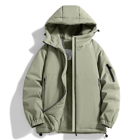Unisex Warmer wasserabweisender Steppparka mit technischer Kapuze Nord Taschen