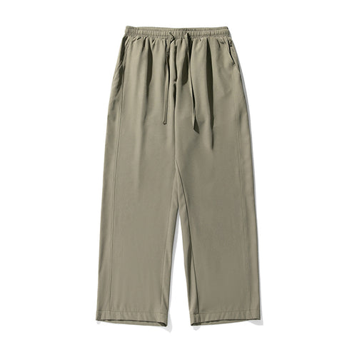 Unisex Locker geschnittene Palazzo‑Freizeithose aus leichtem Twill mit elastischem Bund und Kordelzug Nord Taschen