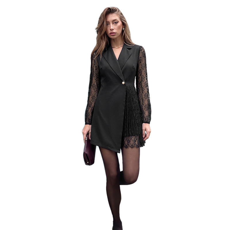 Damen Elegantes Blazerkleid Nord Taschen