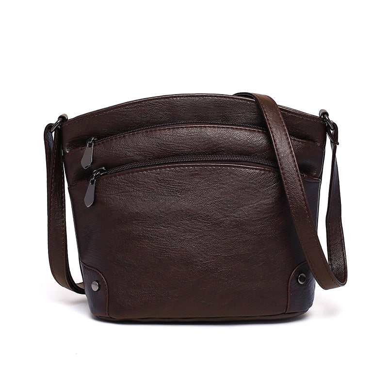 Damen Umhängetasche mit eleganter zweifacher Fächerausstattung Nord Taschen
