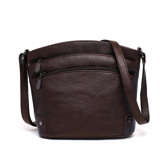 Damen Umhängetasche mit eleganter zweifacher Fächerausstattung Nord Taschen