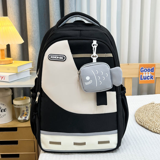 Damen Freizeit-Rucksack mit funktionalem Fächerdesign und kreativen Anhängern Nord Taschen