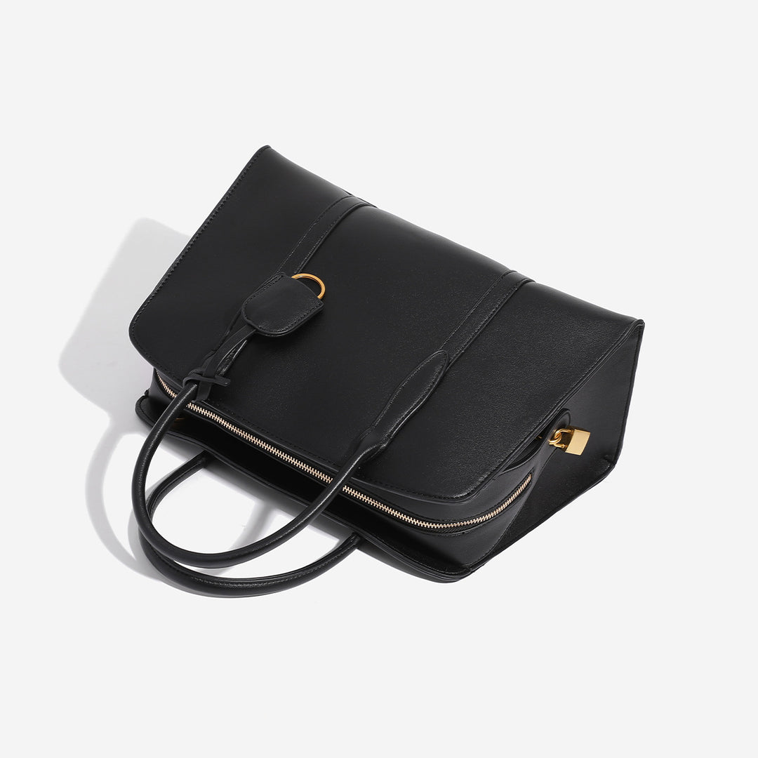 Damen Velourleder Handtasche mit elegantem Design und praktischem Innenfach Nord Taschen