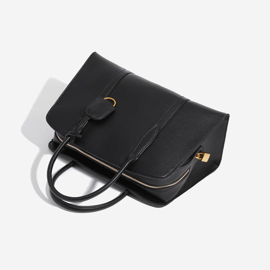 Damen Velourleder Handtasche mit elegantem Design und praktischem Innenfach Nord Taschen