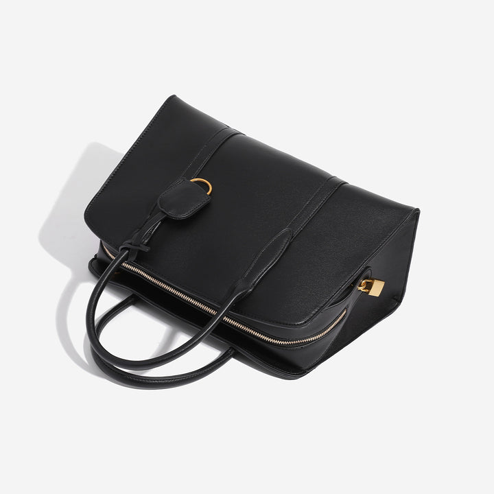 Damen Velourleder Handtasche mit elegantem Design und praktischem Innenfach Nord Taschen