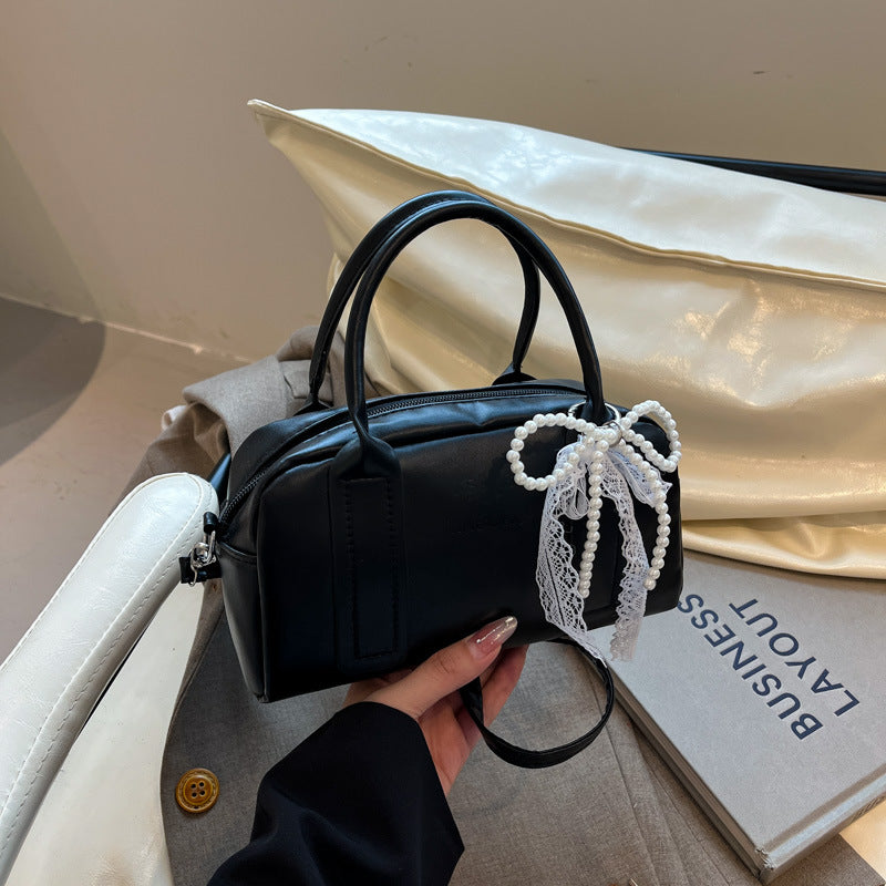 Damen modische Handtasche mit romantischem Spitzenverzierungsdetail Nord Taschen