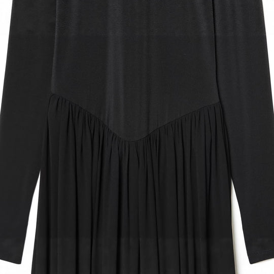 Damen Jumpsuit mit Stehkragen, weitem Plissee-Hosenbein und Knöchel-Bindebändern Nord Taschen