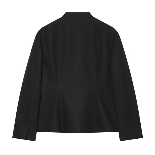 Damen Kurzblazer mit Stehkragen und dekorativen Froschverschlüssen Nord Taschen