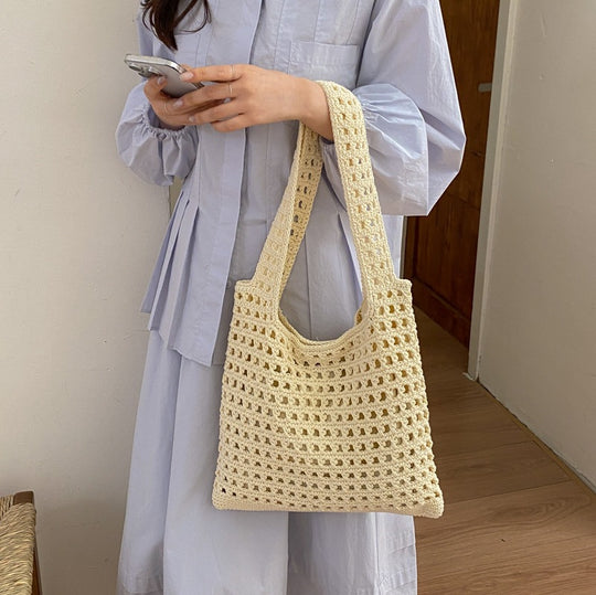 Damen Makramee Strandtasche Nord Taschen