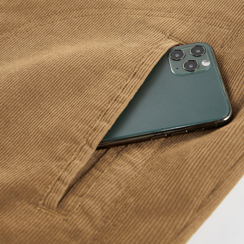 Herren Lässige Flanelljacke mit Warmfutter Nord Taschen