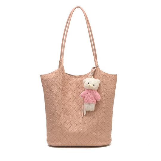 Damen Einkaufstasche mit geflochtenem Design Nord Taschen