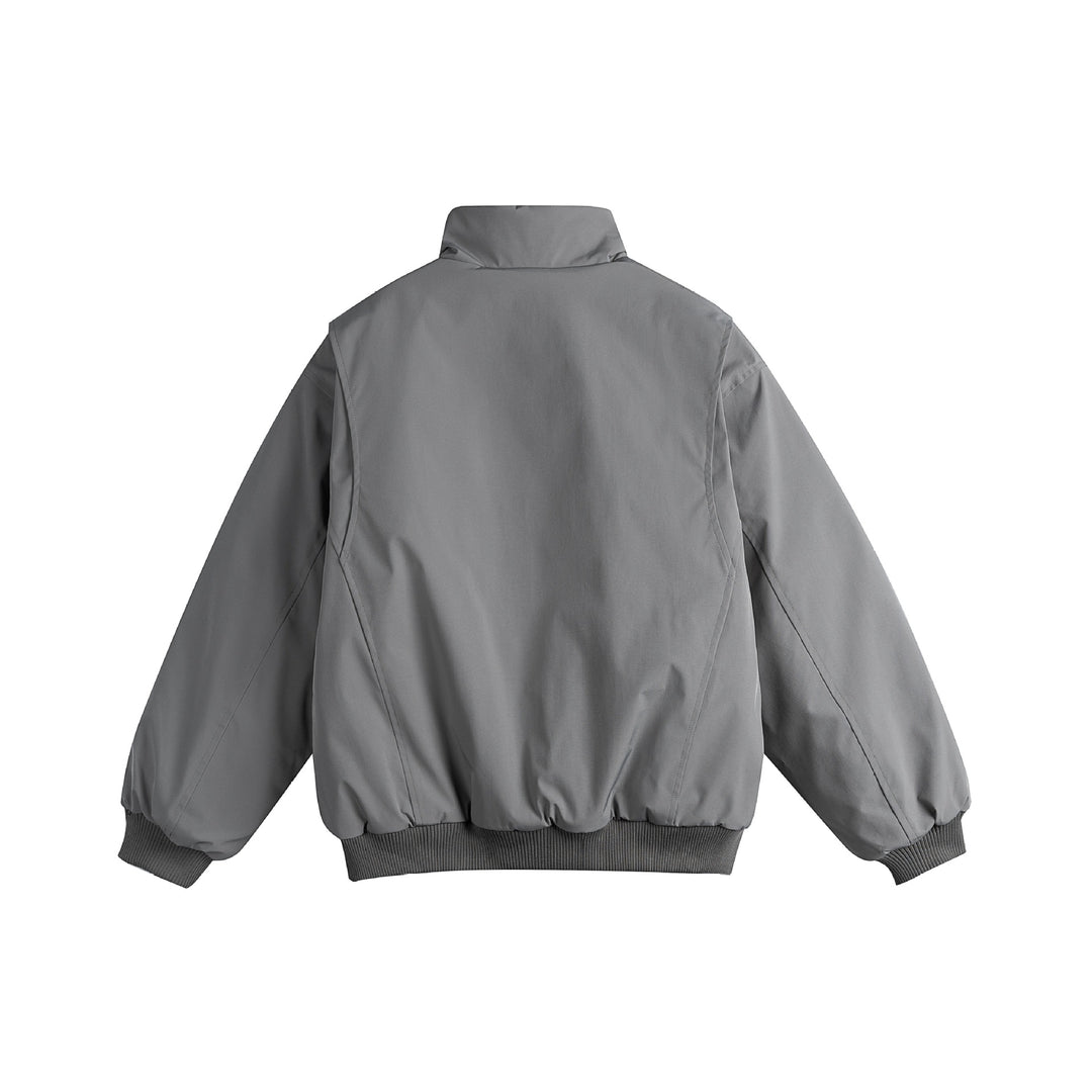 Damen Gefütterte Boxy‑Bomberjacke mit hohem Stehkragen und diagonal gesteppter Optik Nord Taschen