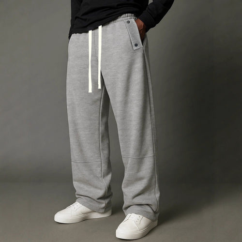 Herren Relaxed-Fit Jogginghose mit hohem Komfortbund, Tunnelzug & Utility-Details Nord Taschen