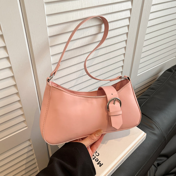 Damen elegante Handtasche mit originellem Schnallenverschluss Nord Taschen