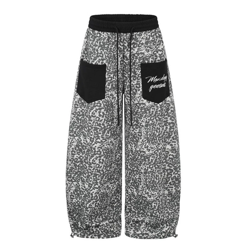 Damen Extraweite Palazzo-Loungehose im Culotte‑Schnitt mit elastischem Komfortbund, kontrastierenden Patch‑Taschen und verstellbarem Saum Nord Taschen