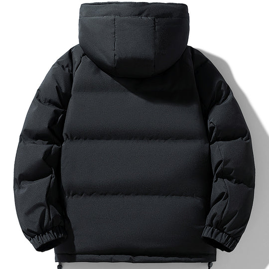 Herren Wattierte Urban-Thermojacke mit gesteppter Optik, hohem Stehkragen und Utility-Taschen Nord Taschen