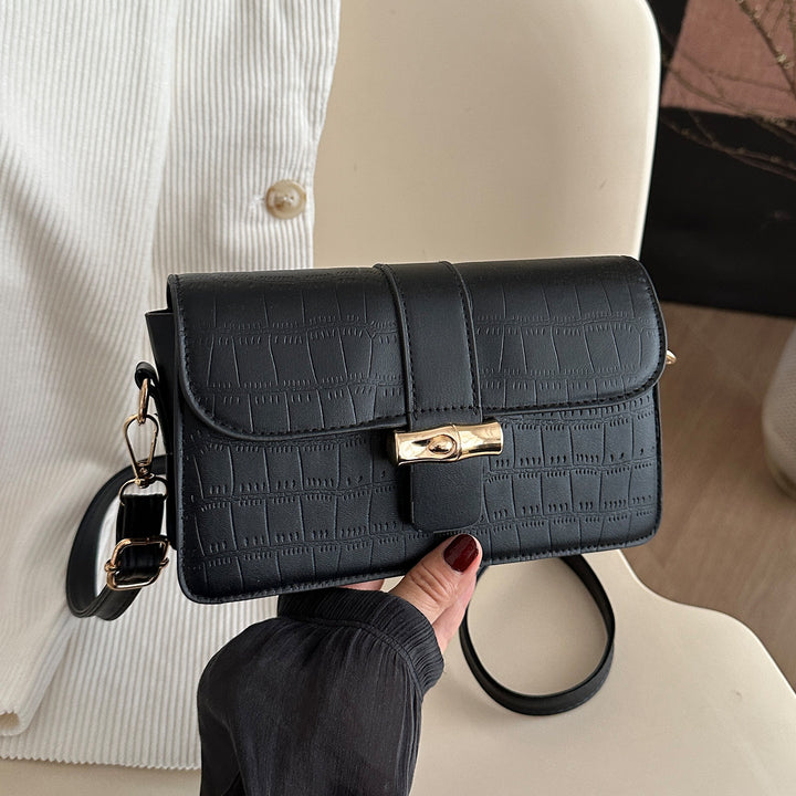 Damen Umhängetasche im eleganten Krokodilprägung Nord Taschen