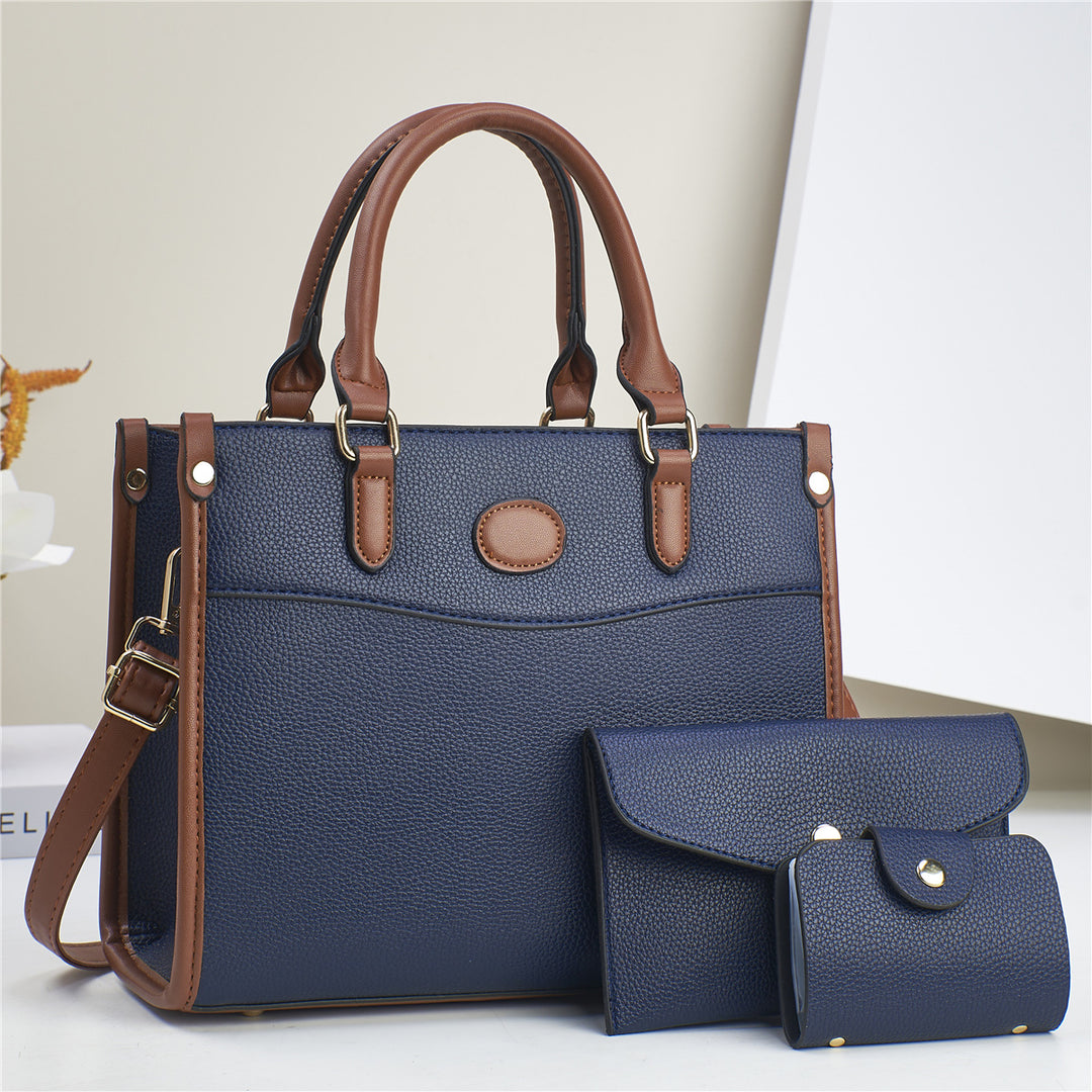 Damen Handtasche im strukturierten Design mit abnehmbarer Mini-Clutch Nord Taschen