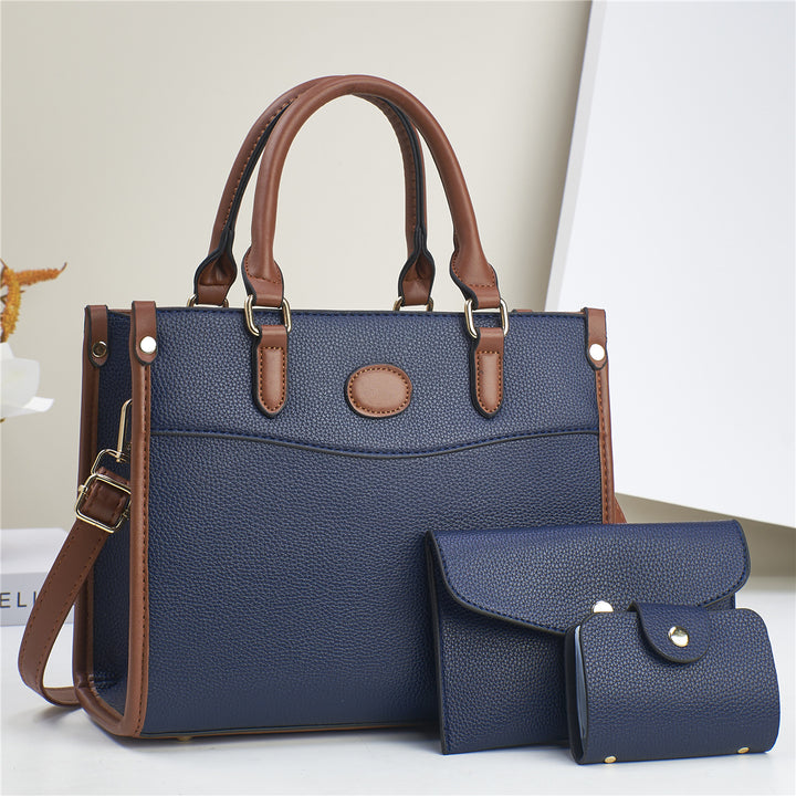 Damen Handtasche im strukturierten Design mit abnehmbarer Mini-Clutch Nord Taschen