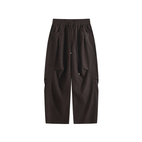 Damen Weite Cropped Komfort‑Cargohose mit elastischem Kordelbund und aufgesetzten Taschen Nord Taschen