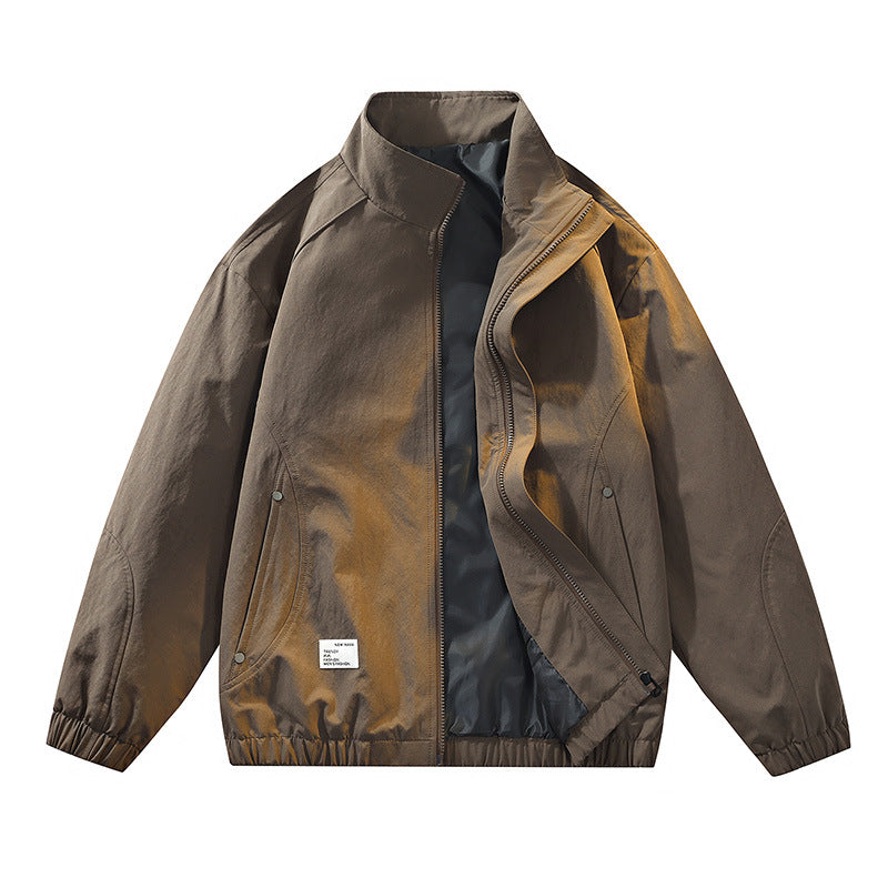 Herren Elegante Übergangsjacke mit hochschließendem Kragen und praktischen Taschen Nord Taschen