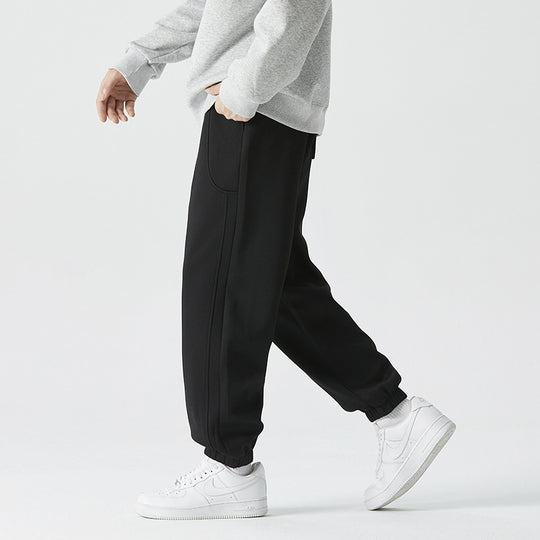 Herren Bequeme athletische Jogginghose mit Tunnelzug und elastischen Knöchelbündchen Nord Taschen