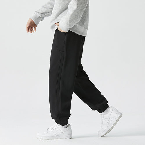 Herren Bequeme athletische Jogginghose mit Tunnelzug und elastischen Knöchelbündchen Nord Taschen