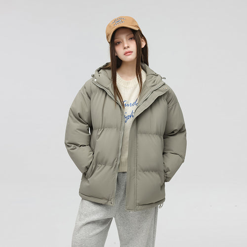 Warme, gefütterte Jacke mit Kapuze für Damen und Herren