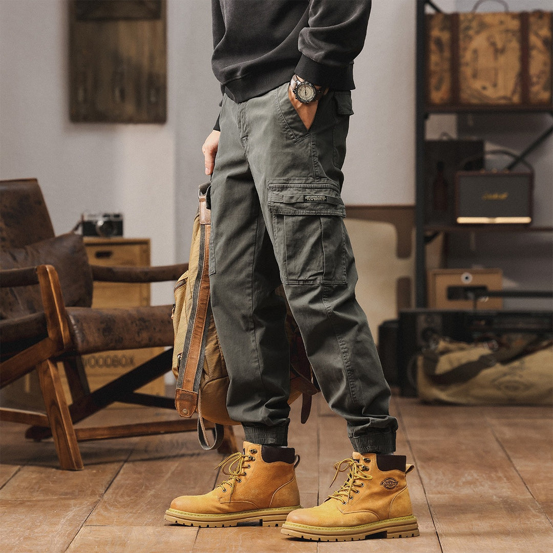 Herren Cargo-Jogginghose mit Multifunktionstaschen & elastischen Bündchen Nord Taschen