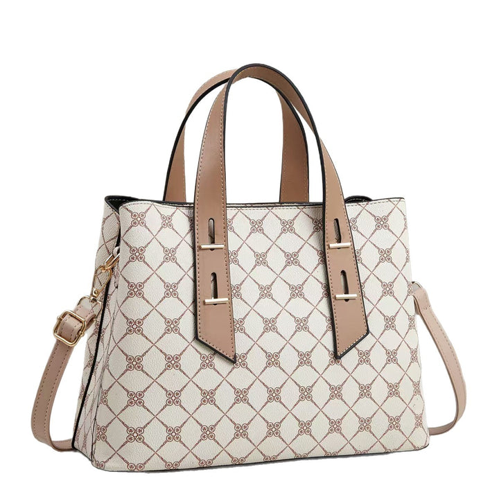 Damen luxuriöse Handtasche mit modernen grafischen Mustern Nord Taschen