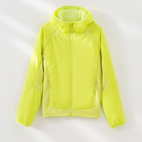 Damen Leichte Wind- und Thermojacke mit Kapuze, gesteppter Innenlage und Zweiwege-Reißverschluss Nord Taschen