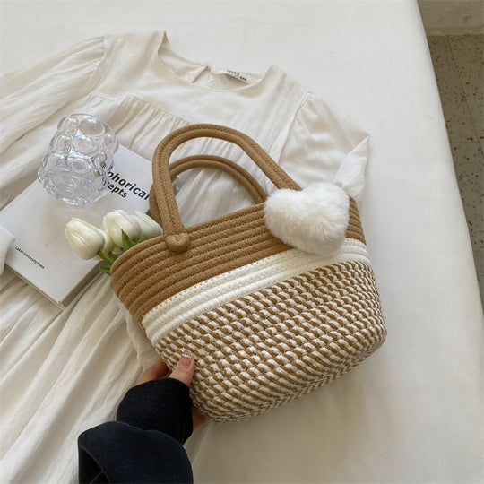 Damen Strandtasche mit elegantem gewebten Design Nord Taschen