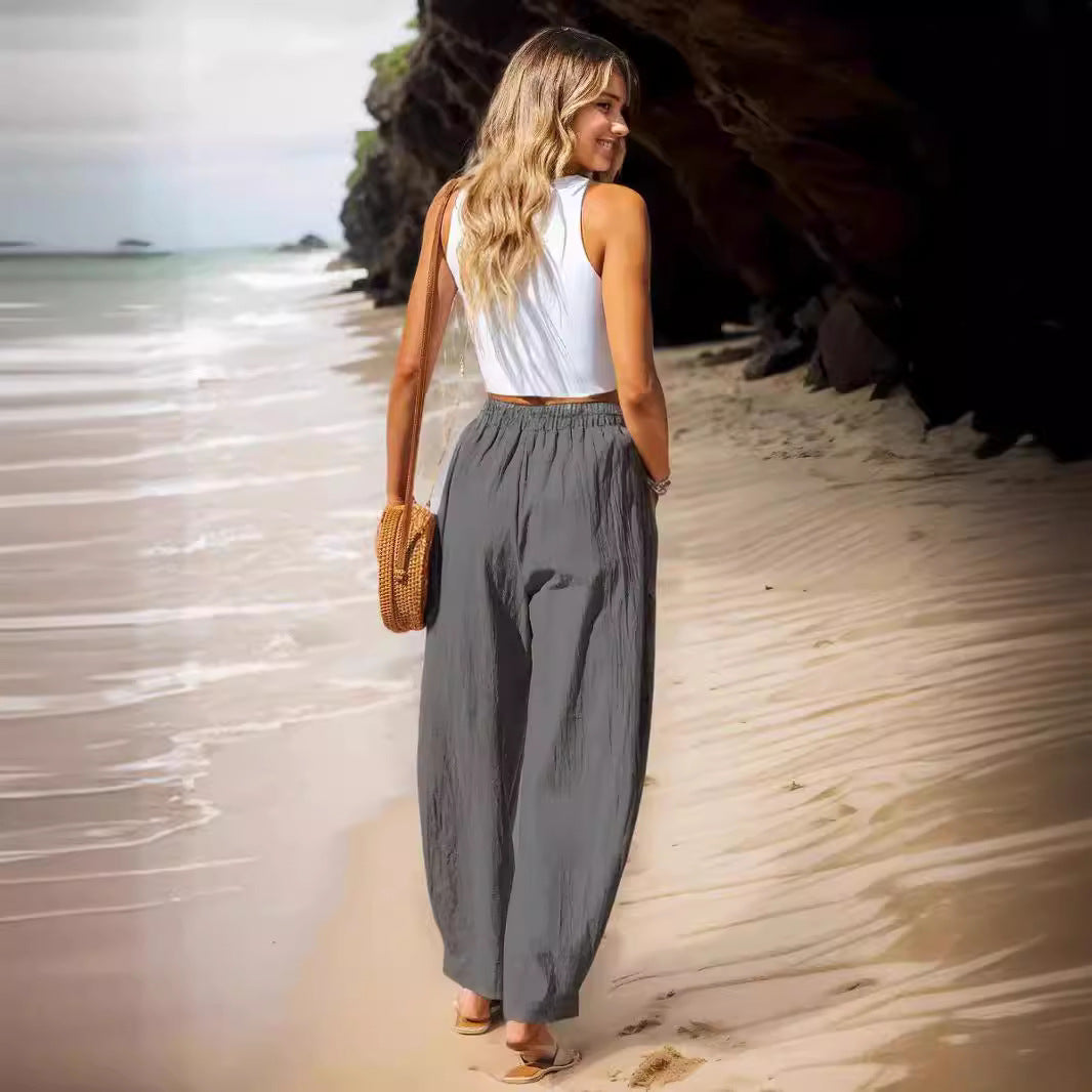 Damen Leichte und lässige Sommerhose