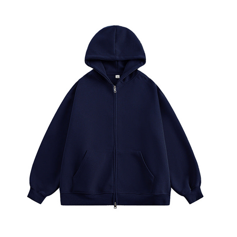 Unisex Oversize-Kapuzenjacke mit durchgehendem Reißverschluss und weichem Fleece-Innenfutter Nord Taschen