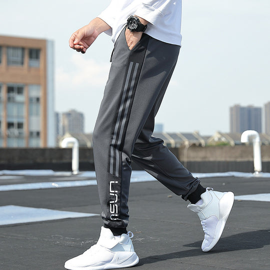 Herren Slim‑Fit Trainingshose mit elastischem Bund, Kordelzug und gerippten Bündchen Nord Taschen