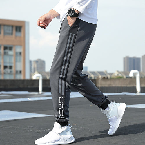 Herren Slim‑Fit Trainingshose mit elastischem Bund, Kordelzug und gerippten Bündchen Nord Taschen