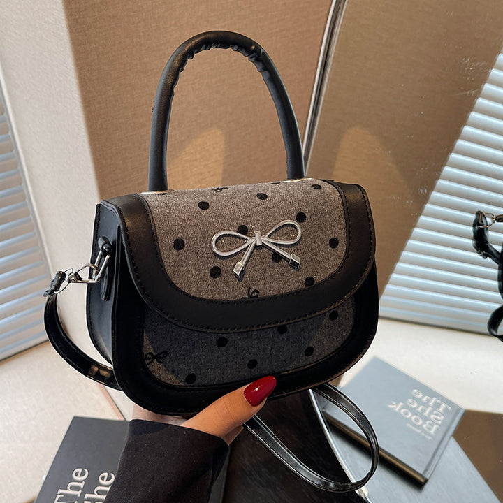 Damen Umhängetasche mit verspieltem Schleifendetail Nord Taschen