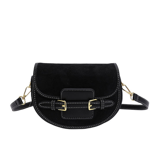Damen Umhängetasche aus hochwertigem Wildleder mit elegantem Kettenverschluss Nord Taschen