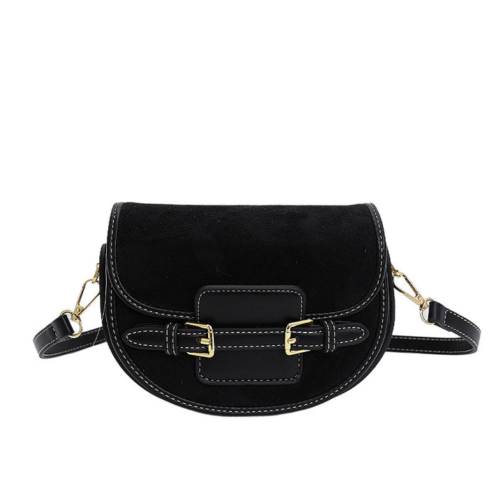 Damen Umhängetasche aus hochwertigem Wildleder mit elegantem Kettenverschluss Nord Taschen