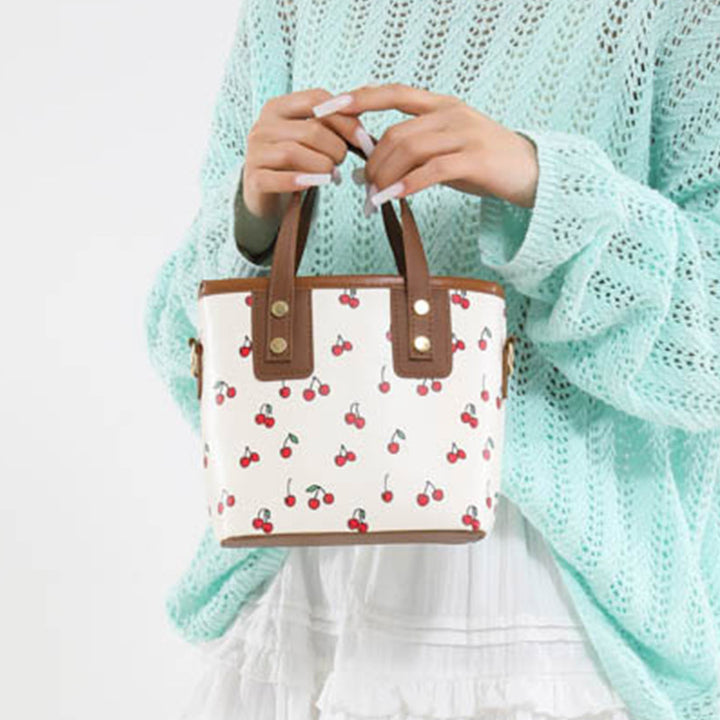 Damen Mini-Handtasche mit fruchtigem Kirschdesign Nord Taschen